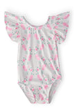 Rosie Posie S/S Flutter Sleeve Leotard