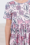SALE Cheer S/S Pocket Twirl Dress