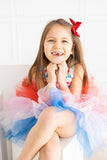 SALE Red, White & Cute Tank Tutu Leotard
