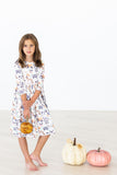 SALE Stay Spooky 3/4 Sleeve Pocket Twirl Dress