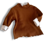 Ribbed Knit L/S Shirt