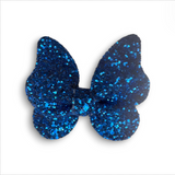 3" Glitter Faux Leather Butterfly Piggies