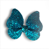 3" Glitter Faux Leather Butterfly Piggies