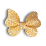 3" Glitter Faux Leather Butterfly Piggies