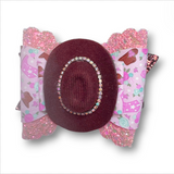 Faux Leather Cowgirl Bows