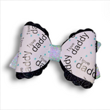 Faux Leather Girl Bows