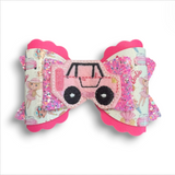 Faux Leather Barbee Bow