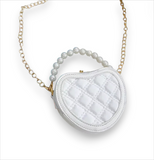 Quilted Heart Mini Purse