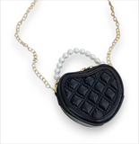 Quilted Heart Mini Purse