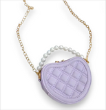 Quilted Heart Mini Purse