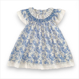Blue Toile Print Outfit