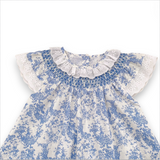 Blue Toile Print Outfit