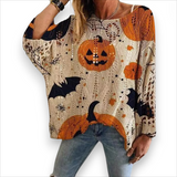Jack O Lantern & Bats Sweater