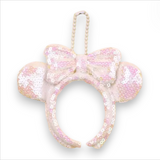 Mini Mouse Ears Headband Keychain