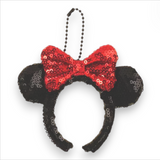 Mini Mouse Ears Headband Keychain