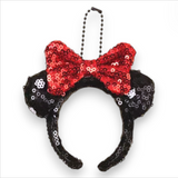 Mini Mouse Ears Headband Keychain