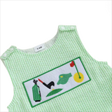 Green Golf Bubble Romper