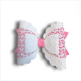 Faux Leather Animal Bows