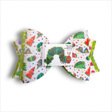 Faux Leather Book Character Bows