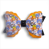 Faux Leather Book Character Bows