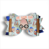 Faux Leather Book Character Bows