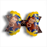 Faux Leather Book Character Bows
