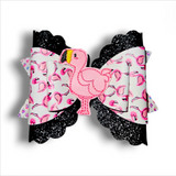Faux Leather Animal Bows