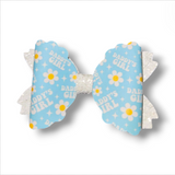Faux Leather Girl Bows