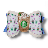Faux Leather Foods Bow