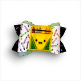 Faux Leather School Bows