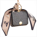 Rhinestone Coin Purse Keychain