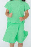 SALE Seafoam Green Scrunchy Twirl Skort