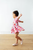 Secret Garden 3/4 Sleeve Twirl Bodysuit