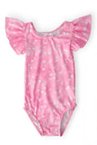 Shine Bright S/S Flutter Sleeve Leotard