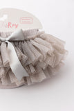 SALE Silver Glitter Ruffle Tutu Bloomer