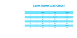 Ocean garden splash swim trunks