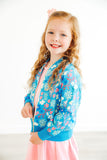 SALE Springtime Splendor Satin Jacket