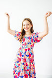 SALE Sunshine Garden Smocked Ruffle Dress
