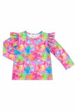 Swirly Whirly L/S Ruffle Tee