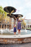 TCU Plaid Frog 3/4 Sleeve Pocket Twirl Dress