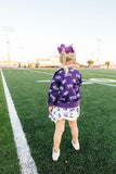 TCU Purple Frog Satin Jacket