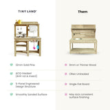 Tiny Land® Mud Kitchen - DuoPlay Outdoor Play Kitchen for Kids