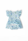 Texas Bluebonnets S/S Flutter Twirl Bodysuit