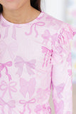 SALE Twinkle Ties L/S Ruffle Tee