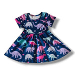 Blurple Dinosaur Dress