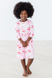 Jingle Bells 3/4 Sleeve Pocket Twirl Dress
