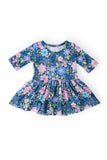 Whimsy 3/4 Sleeve Twirl Bodysuit