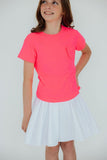 White Twirl Skort