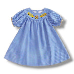 School Bus Smocked Dress