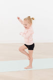 SALE Zen Pink Full-Zip Ruffle Active Jacket